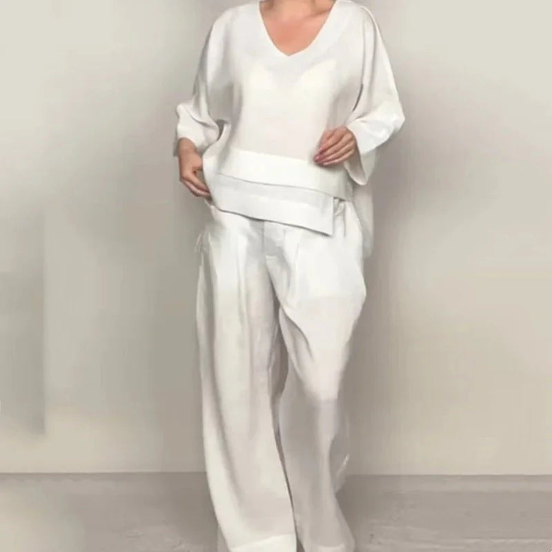 Completo Due Pezzi Fluido Stile Minimal
