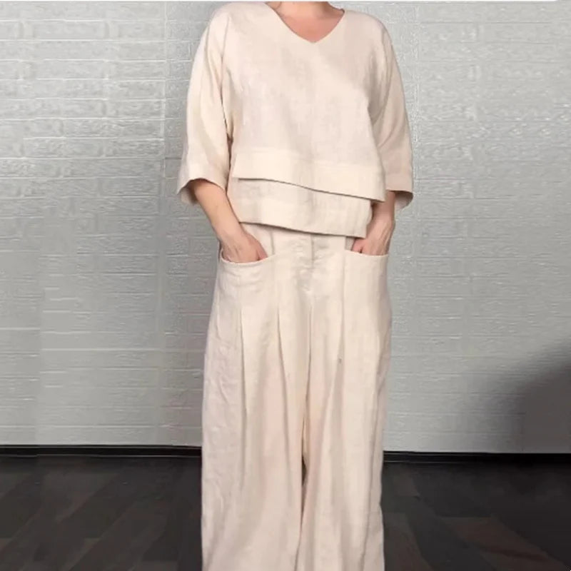 Completo Due Pezzi Fluido Stile Minimal